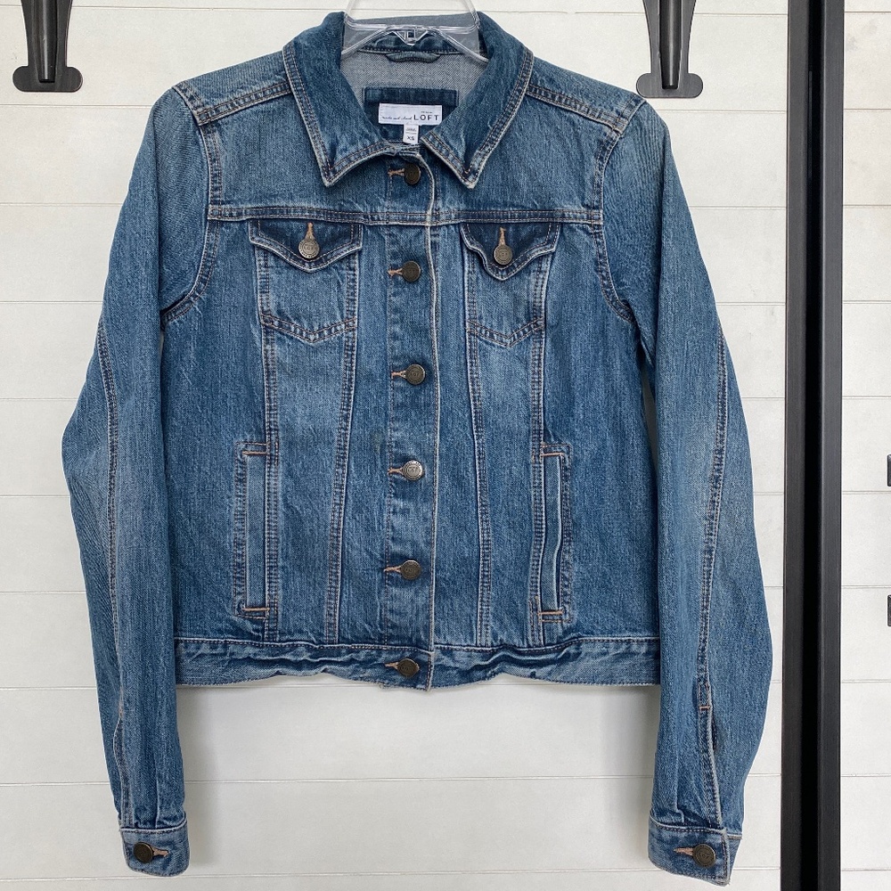 LOFT Jean Jacket XS